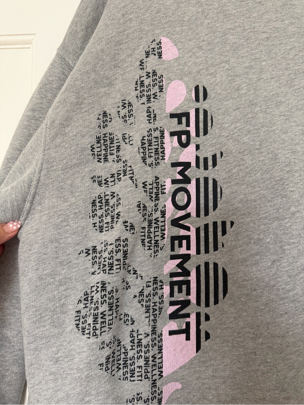 Free People All Star Oversized Graphic Sweatshirt - Size M - Picture 3 of 6
